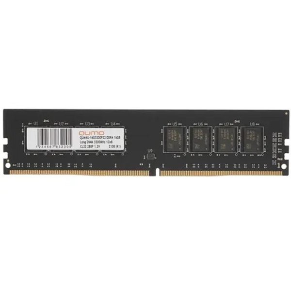 QUMO DDR4 DIMM 16GB QUM4U-16G3200P22 PC4-25600, 3200MHz