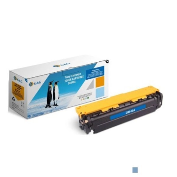 Картридж G&G, аналог HP CB540A/125A/Canon 716 черный 2.2k с чипом