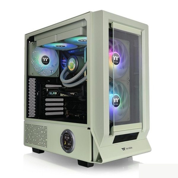 Корпус Thermaltake Ceres 350 MX Matcha зеленый без БП E-ATX 2x140mm 2xUSB3.0 audio bott PSU