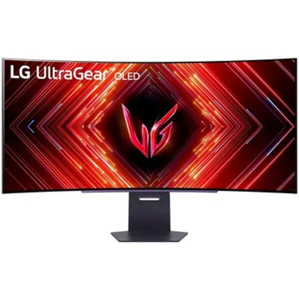 LCD LG 45" 45GS95QE-B {OLED curved 3440x1440 240Hz 2xHDMI DisplayPort  black}