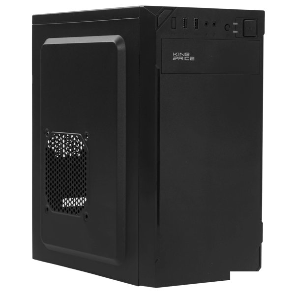 Корпус KingPrice KPCC-MN209 черный без БП mATX 1x80mm 2x120mm 2xUSB2.0 audio