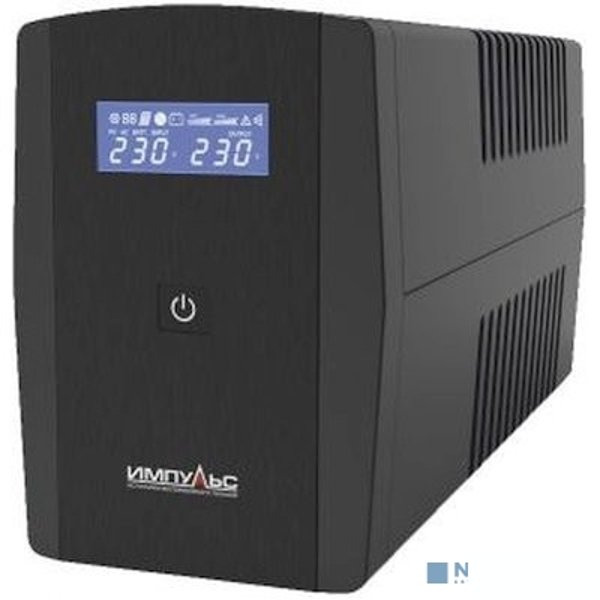Импульс ИБП Юниор Смарт 2200 {2200/1320 ВА/Вт, LCD, USB, RJ11/RJ45, SCHUKOx4},черный [JS22223]