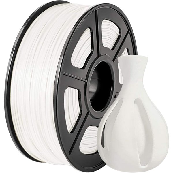 Филамент NVPRINT ASA White для 3D печати диаметр 1.75мм  длина 330 метров  масса 1 кг