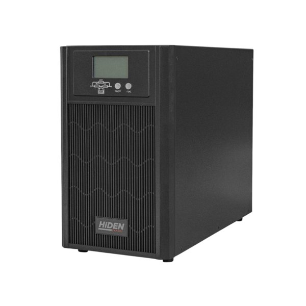 ИБП HIDEN EXPERT HE11002S, встроенные АКБ в корпусе (6х9А/ч), 2 kVA/2 kW (PF=1){С двойным преобразованием напольного исполнения 2000 ВА / 2000 Вт, 4*C13 и 1*С19, SNMP слот, USB, RS232, EPO}