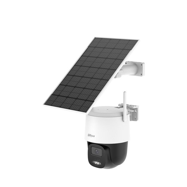 DAHUA DH-BP3E (DH-IPC-BP3EP-0360B) Уличная купольная PT IP-видеокамера с Wi-Fi и солнечной батареей 3Мп;1/3" CMOS; 3.6мм; ИК 30м,LED 20м; IP66;микрофон+динамик;литиевая батарея 36 Вт·ч;слот microSD;