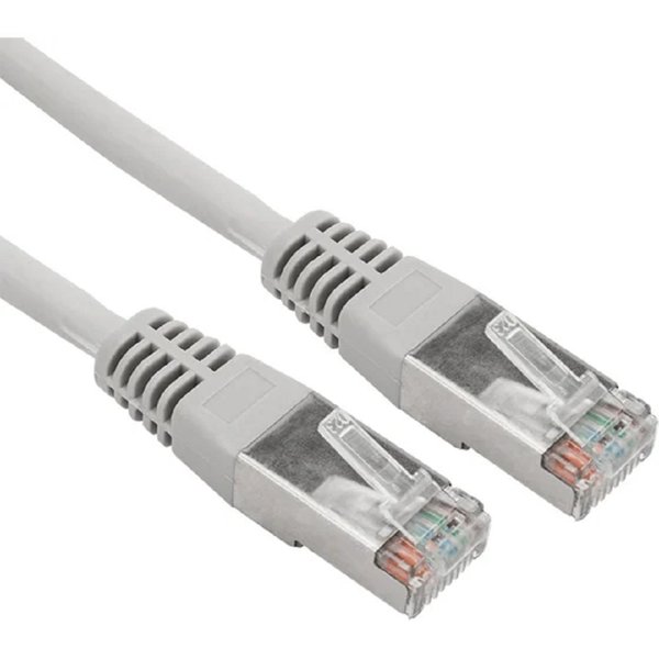 Rexant (18-8002-1) Шнур коммутационный, патч-корд F/UTP RJ45-RJ45, CAT 5e, LSZH серый, 1м