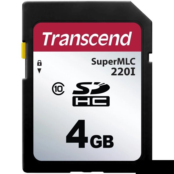Промышленная карта памяти SecureDigital 4GB Transcend 220I, SLC mode MLC, темп. режим от -40? до +85? OEM