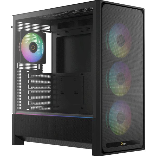Case Ocypus Delta C70 BK ARGB  EATX / win / black / 4 ARGB fans / no PSU / Tempered Glass