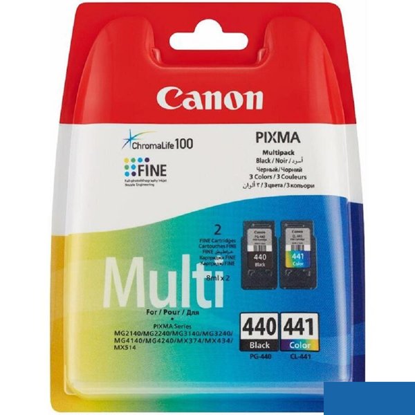 Canon PG-440/CL-441 5219B005 Картридж струйный для Canon MG2140/MG3140, черный/трехцветный (180стр.)