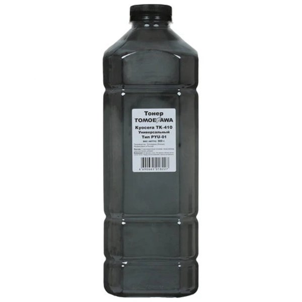 Tomoegawa Тонер для Kyocera универсальный ТК-410 Тип PYU-01, 900 г, канистра