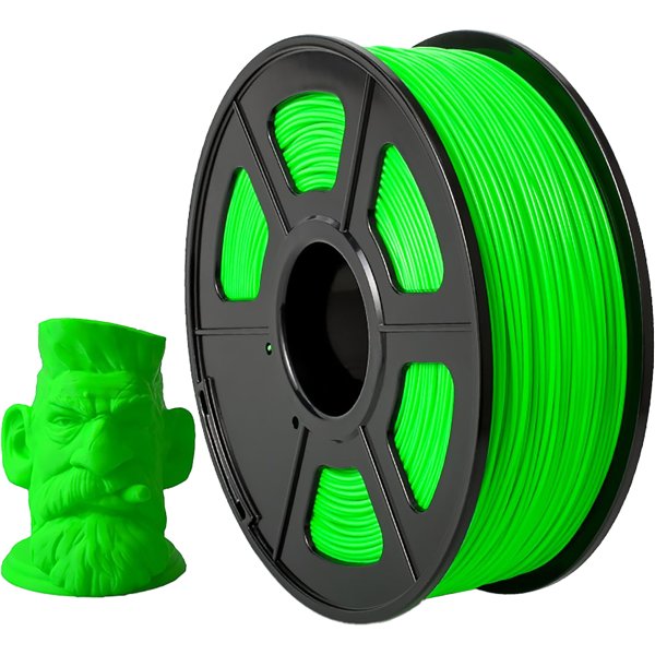 Филамент NVPRINT ABS Green для 3D печати диаметр 1.75мм  длина 330 метров  масса 1 кг