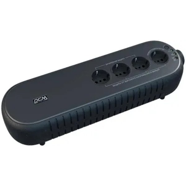 PowerCom WOW-1000U ИБП {OffLine, 1000VA/500W, Tower, 4xEURO, USB} (78235)