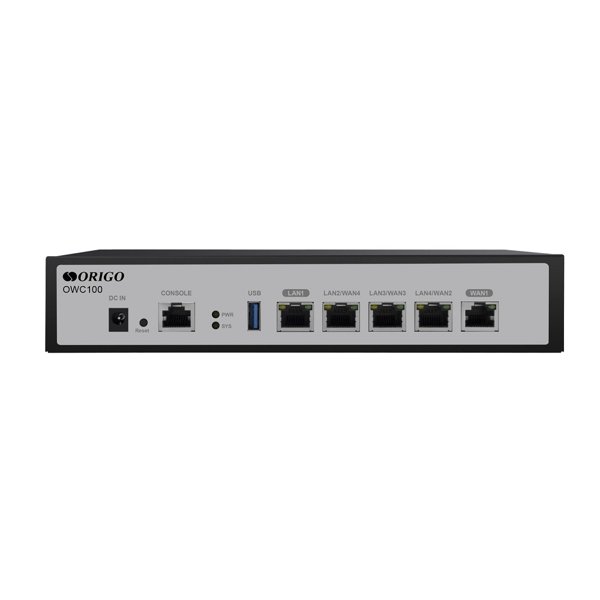 ORIGO OWC100/A1A Контроллер точек доступа Wi-Fi, до 128 ТД, 1x1000Base-T WAN, 1x1000Base-T LAN, 3x1000Base-T LAN/WAN, USB 3.0, RJ45 Console