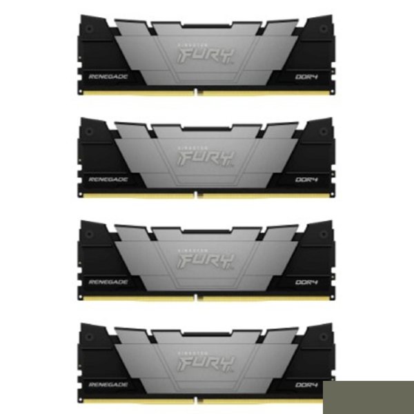 Kingston DDR4 DIMM 128GB 3200MT/s CL16 (Kit of4) FURY Renegade Black KF432C16RB2K4/128