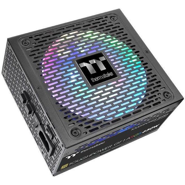 Thermaltake ATX 650W Toughpower GF1 ARGB 80+ gold (24+4+4pin) APFC 140mm fan color LED 9xSATA Cab Manag RTL