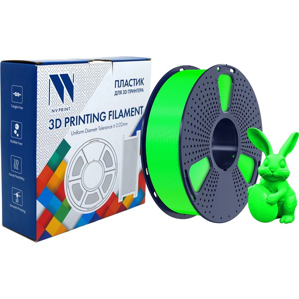 NV-PRINT NV-3D-PETG-GLOW-GREEN
