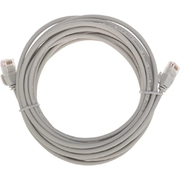 Rexant (02-0380-5) Патч-корд U/UTP, CAT 6A (10G), RJ45-RJ45, 28AWG, LSZH, серый, 5м