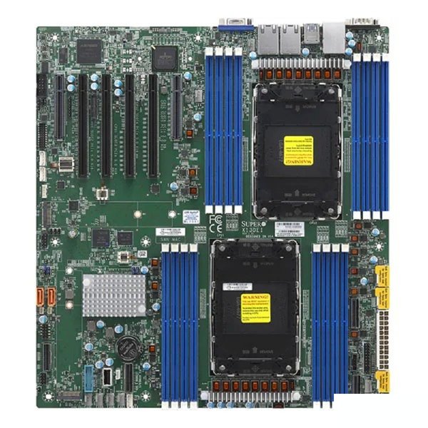 Supermicro MBD-X13DEI-B 2xLGA-4677, Intel Xeon SP gen 4, Intel C741, 16x DDR5 4800/4400/4000 MHz. 2x1Gbe Base-T BCM5720+1xMgmt LAN, 10xSATA3, 2xSATA-DOM, 6xUSB3, 4xPCI-Ex16+2xPCI-E x8+3xMCIO x8, 2xM.