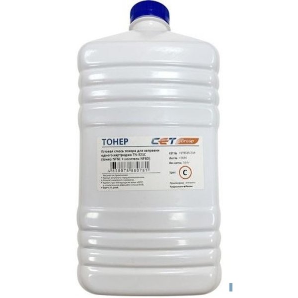 Тонер NF6C + носитель NF6D для KONICA MINOLTA Bizhub C224/284/364 (Japan) Cyan, 514г/бут, CET8521C-514