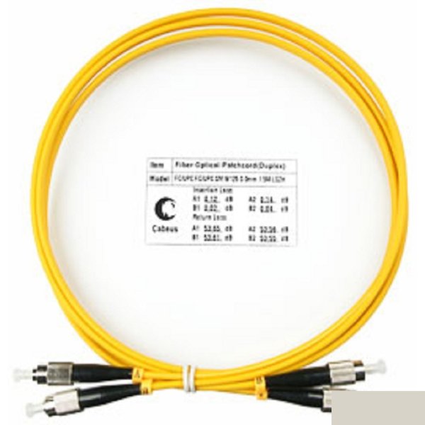 Cabeus FOP(d)-9-FC-FC-1,5m Шнур оптический duplex FC-FC 9/125 sm 1,5м LSZH