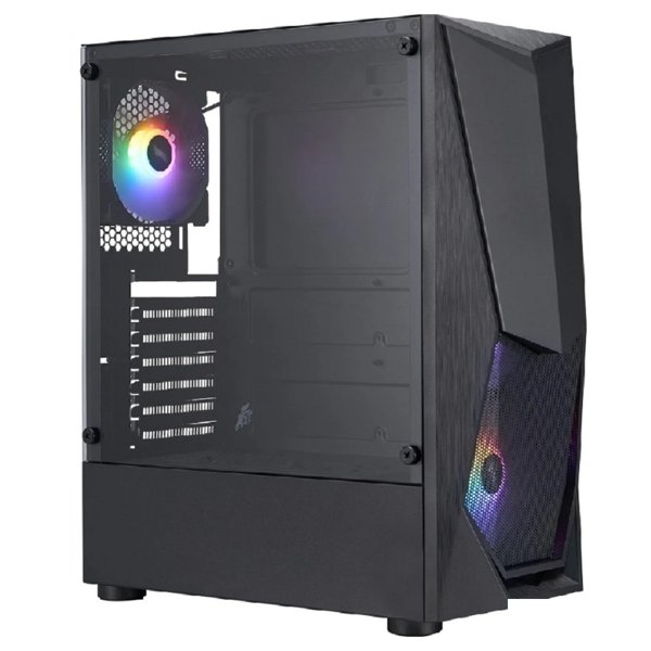 1STPLAYER DK DK-3 Black / ATX / 4x120mm FRGB fans / DK-3-BK-4F1