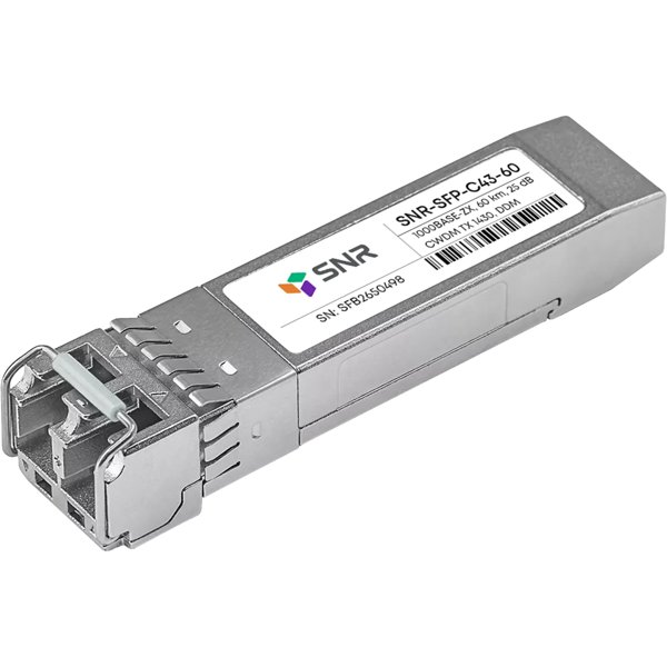 SNR SNR-SFP-C43-60 Модуль SFP CWDM оптический, дальность до 60км (25dB), 1430нм
