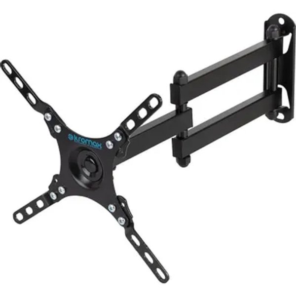 Kromax DIX-13 black, наст. для TV 15"-42", max 20 кг, 5 ст св., нак. ±15°, от ст. 67-387 мм, max VESA 200x200 мм.