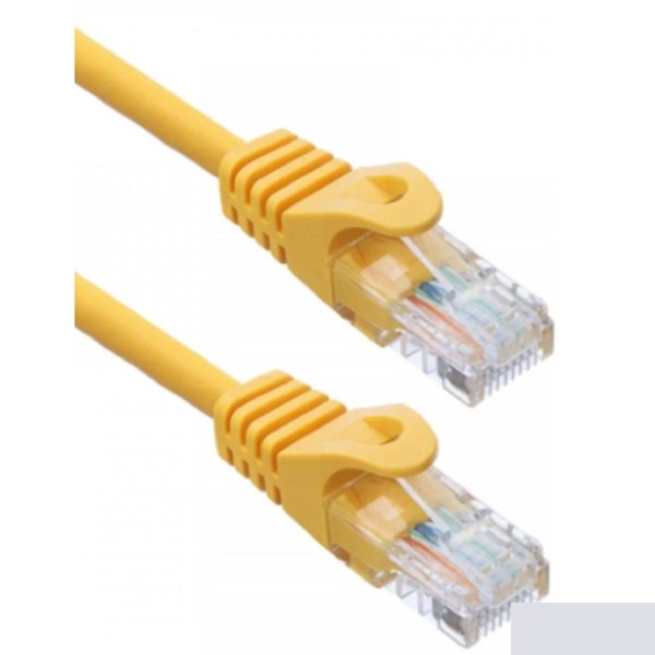 Кабель ACD Патч-корд ACD-LPU5E-10Y |ACD-LPU5E-10Y| Cat5e UTP 24AWG 4Pair, 7/0.18мм CCA Желтый,1.0м, (741425)
