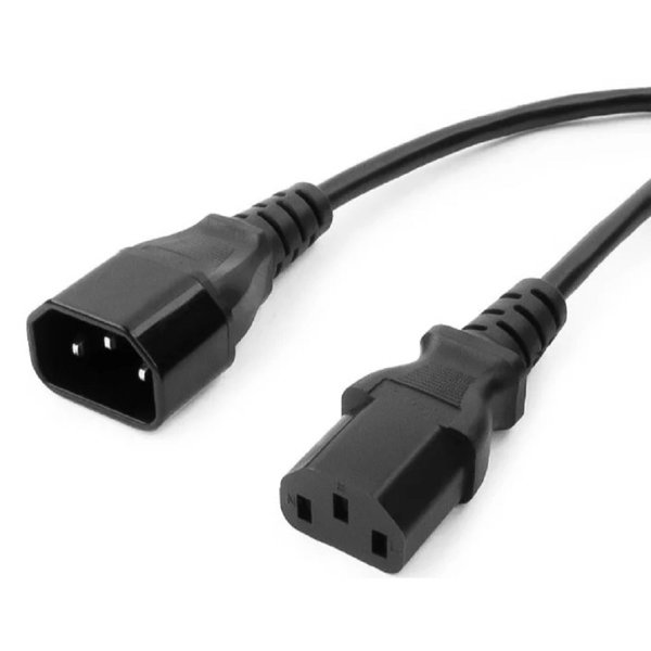 Buro AN23-1008 Кабель-удлинитель IEC C13 IEC C14 1.8м черный