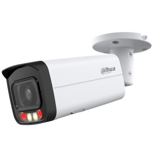 DAHUA DH-IPC-HFW2449TP-AS-IL-0360B Уличная цилиндрическая IP-видеокамера SmartDualLight 4Мп, 1/2.9” CMOS, объектив 3.6мм, видеоаналитика, микрофон, ИК 60м, LED 50м, IP67, металл