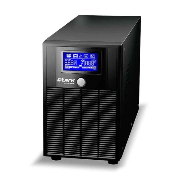ИБП STARK SC 1000 LI {1000ВА/600Вт, Line-Interactive, на пол, 140-300В, 4хЕВРО, Чистый синус, SNMP, AS400, БЕЗ АКБ - внеш 1x 9-400Ач}{Б0008804}