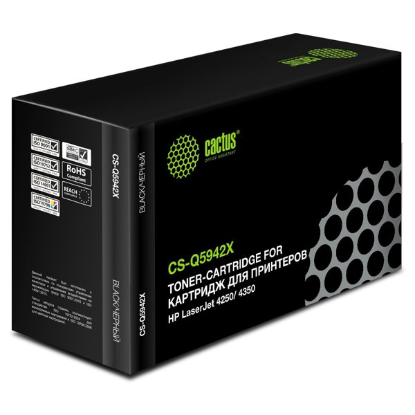 CACTUS CS-Q5942X  Картридж  для Laser Jet 4250/ 4350. 20 000 стр.