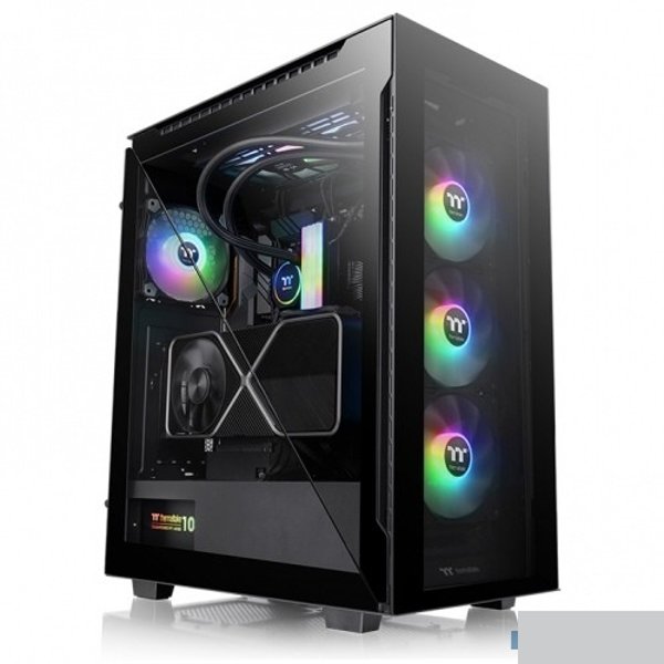 Корпус Thermaltake Divider 500 TG черный без БП ATX 3x120mm 3x140mm 2xUSB3.0 audio bott PSU [CA-1T4-00M1WN-01]