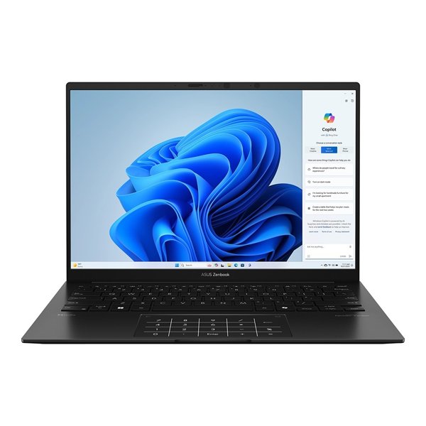 ASUS Zenbook UM3406GA-QD130 [90NB17R1-M006H0] Black 14" {OLED Ryzen AI 5 430/32Gb/SSD512Gb/noOS/Bag}