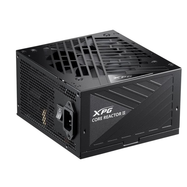 XPG CORE REACTOR II 850 black (ATX 3.1, 850W, Full Modular, PWM 120mm FDB fan, Active PFC, DC to DC,Half-Bridge & LLC converter, 80+ GOLD, all Japanese capasitors, черный) RET