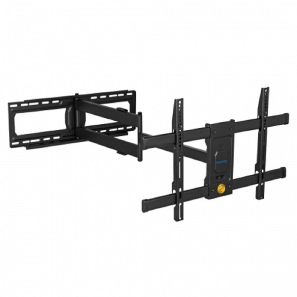 Kromax DIX-30 black, Кр. стал. наст. для TV 32"-65", max 60 кг, 5 ст св., нак. ±10°, пов.90°, от ст. 85-1080 мм, max VESA 600x400 мм.