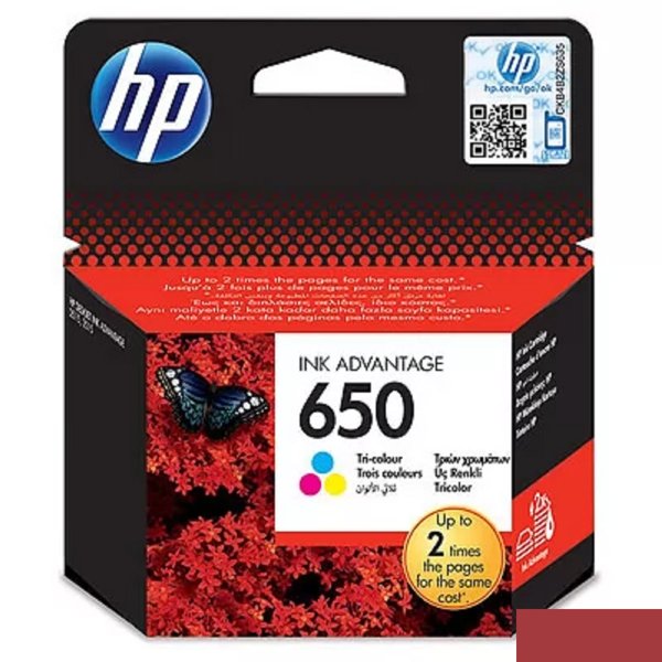 HP CZ102AE/CZ102AK картридж №650, Color {DeskJet IA 2515/2516, Color}