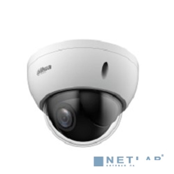 DAHUA DH-SD22404DB-GNY Мини-купольная PTZ IP-видеокамера 4Мп; 1/2.8” CMOS; 4x  2.8~12мм видеоаналитика: охрана периметра, SMD 3.0: металл