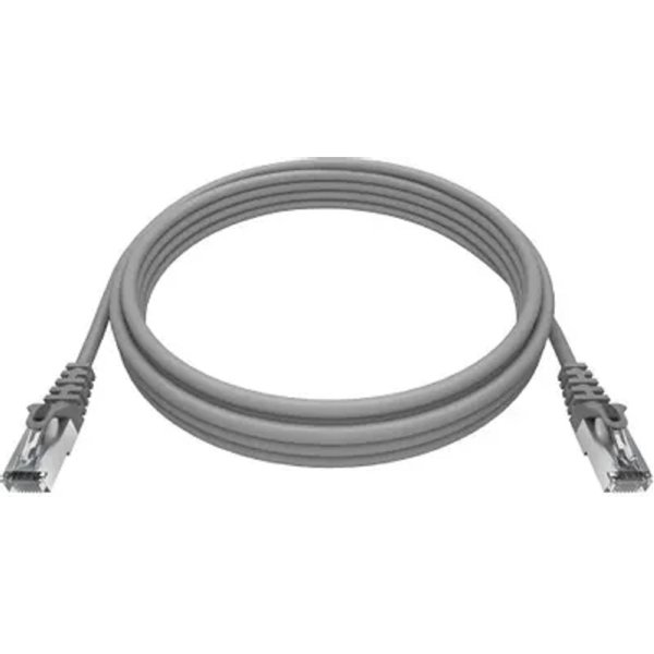 NTSS Патч-корд NTSS 2xRJ45/8P8C, T568B FTP 5e кат. литой 3 метра, LSZH, серый