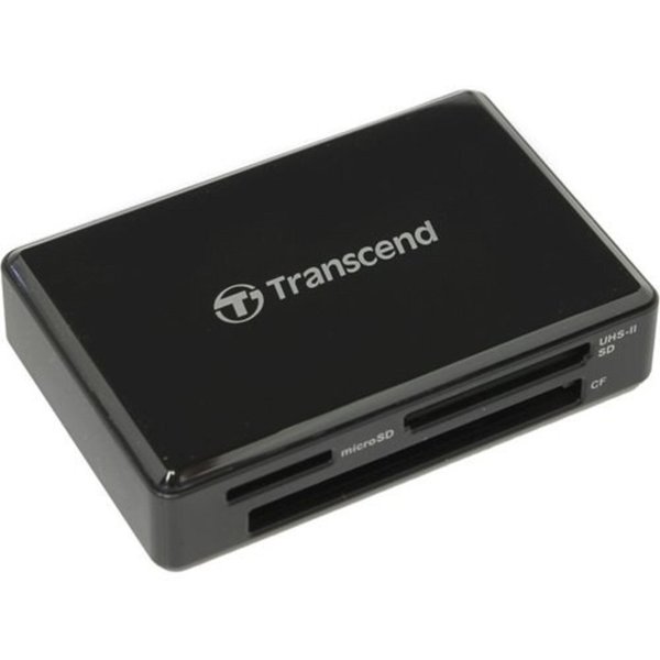 Внешний картридер Считыватель карты памяти Transcend USB3.1 Gen1 All-in-1 UHS-II Multi Card Reader [TS-RDF9K2]