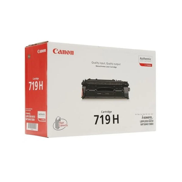 Canon Cartridge 719H 3480B002 Картридж для LBP 6300dn/6650dn, MF 5840dn/5880dn, Черный, 6400 стр.