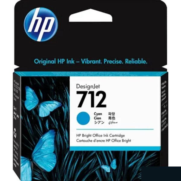 Картридж струйный HP 712 3ED67A голубой (29мл) для HP DJ Т230/630