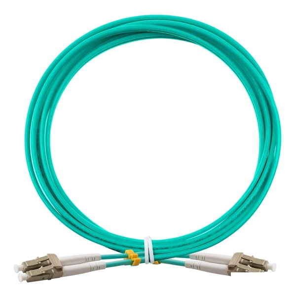 Exegate EX295140RUS Патч-корд волоконно-оптический FC-D-503-LC-LC-3M-LSZH (Шнур ВО MM 50/125 (OM3), LC/UPC-LC/UPC, Duplex, LSZH, 3м)