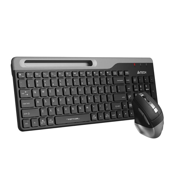 Клавиатура + мышь A4Tech Fstyler FB2535C клав:черный/серый мышь:черный/серый USB беспроводная Blueto