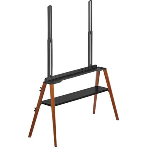 Подставка для телевизора Cactus CS-ST3647BKWN черный/орех 49"-75" макс.40кг напольный