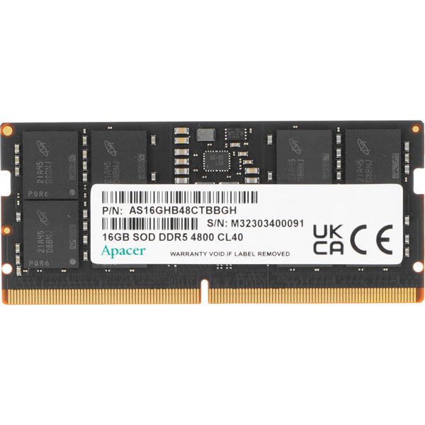 Apacer DDR5 SODIMM 16Gb 4800MHz FS.16G2A.PTH CL40
