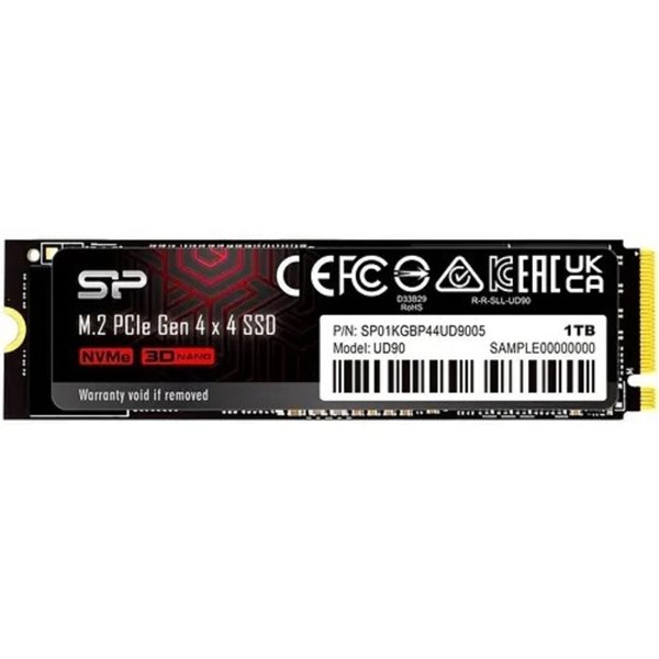 Silicon Power SSD UD90 SP01KGBP44UD9005 1ТБ, M.2 2280, PCIe 4.0 x4, NVMe, M.2