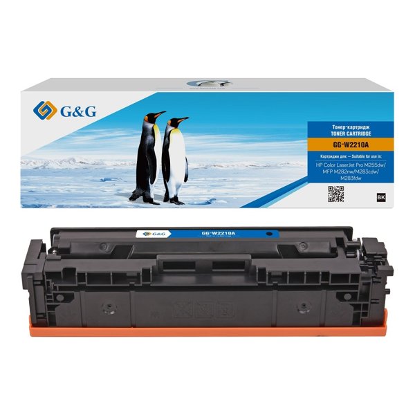 Картридж лазерный G&G GG-W2210A черный (1350стр.) для HP M255/MFP M282/M283
