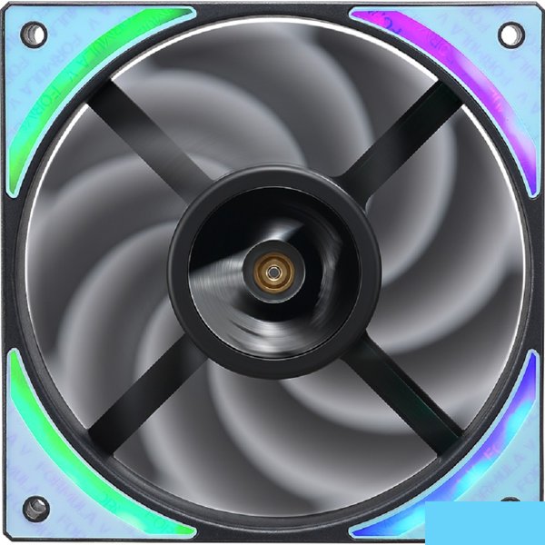 Case Fan Formula Air Bridge Plus ARGB 120мм черный 4-pin (AIR BRIDGE PLUS BK) Ret 3шт