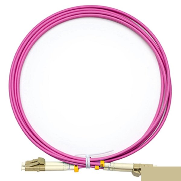 Cabeus FOP-50-OM4-LC-LC-2m Шнур оптический duplex LC-LC 50/125 mm OM4 2м LSZH